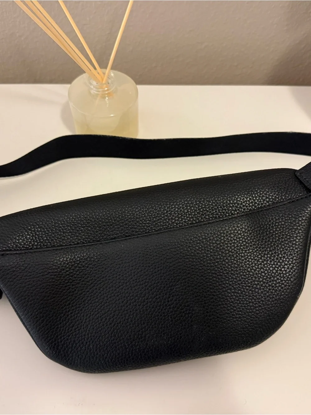 kate spade Black Pebbled Leather Belt Bag